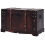 Baúl vintage de madera 66x38x40 cm