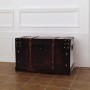 Baúl vintage de madera 66x38x40 cm