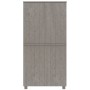 Armario HAMAR madera maciza de pino gris claro 89x50x180 cm