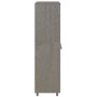 Armario HAMAR madera maciza de pino gris claro 89x50x180 cm