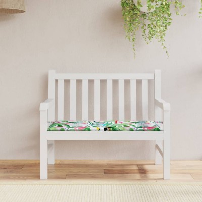 Cojín para banco de jardín tela Oxford multicolor 120x50x3 cm