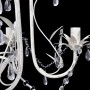 Lámparas de araña de cristal 2 unidades blanco elegante