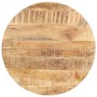 Mesa de comedor de madera de mango rugosa 80 cm
