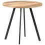 Mesa de comedor de madera de mango rugosa 80 cm