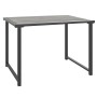 Mesa de jardín de acero gris antracita 55x40x37 cm