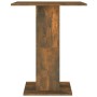 Mesa de bistró madera contrachapada roble ahumado 60x60x75 cm
