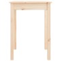 Mesa de comedor madera maciza de pino 55x55x75 cm