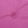 Cojín para banco de jardín tela rosa 200x50x3 cm