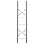 Estantería de madera contrachapada blanca 60x30x210 cm