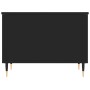 Mesa de centro madera contrachapada negro 60x44,5x45 cm