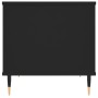 Mesa de centro madera contrachapada negro 60x44,5x45 cm