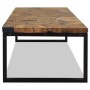Mesa de centro de resina de teca 110x60x40 cm