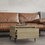 Mesas auxiliares 2 uds madera roble Sonoma 50x46x35 cm