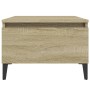 Mesas auxiliares 2 uds madera roble Sonoma 50x46x35 cm