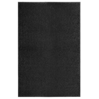 Felpudo lavable negro 120x180 cm