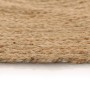 Alfombra redonda de yute trenzado 120 cm