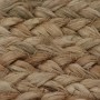 Alfombra redonda de yute trenzado 120 cm