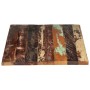 Tablero de mesa rectangular madera maciza 60x120 cm 25-27 mm