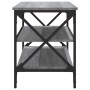 Mueble de TV madera contrachapada gris Sonoma 100x40x50 cm