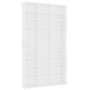Armario para CDs madera contrachapada blanco 102x16x177,5 cm