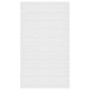 Armario para CDs madera contrachapada blanco 102x16x177,5 cm