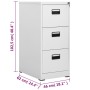 Armario archivador de acero gris claro 46x62x102,5 cm