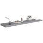 Estantes flotantes de pared 2 uds MDF gris 120x23,5x3,8 cm