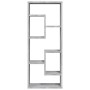 Estantería de pared madera de ingeniería gris Sonoma 36x16x90cm