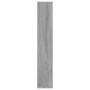 Estantería de pared madera de ingeniería gris Sonoma 36x16x90cm