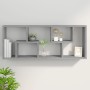 Estantería de pared madera de ingeniería gris Sonoma 36x16x90cm