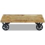 Mesa de centro madera de mango 120x60x30 cm