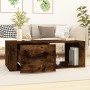 Mesa de centro madera contrachapada roble ahumado 100x50,5x35cm