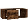 Mesa de centro madera contrachapada roble ahumado 100x50,5x35cm