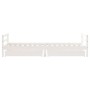 Estructura cama niños con cajones madera pino blanco 80x200 cm