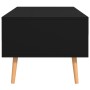 Mueble de TV madera de ingeniería negro 100x49,5x43 cm