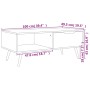 Mueble de TV madera de ingeniería negro 100x49,5x43 cm