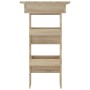 Mesa de bar de pared contrachapada roble Sonoma 102x45x103,5cm