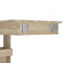 Mesa de bar de pared contrachapada roble Sonoma 102x45x103,5cm