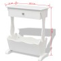Revistero Melrose blanco