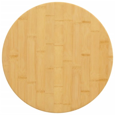 Tablero de mesa de bambú Ø50x4 cm