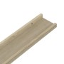 Estantes de pared 2 unidades roble Sonoma 60x9x3 cm