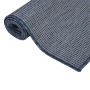 Alfombra de exterior de tejido plano azul 200x280 cm