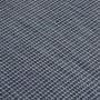 Alfombra de exterior de tejido plano azul 200x280 cm