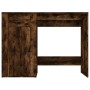 Escritorio madera contrachapada roble ahumado 100x49x75 cm
