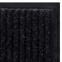 Felpudo de PVC negro 117x220 cm