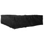 Funda para muebles de jardín forma de L 16 ojales 285x285x70 cm