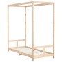 Estructura de cama para niños madera maciza de pino 80x200 cm