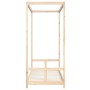 Estructura de cama para niños madera maciza de pino 80x200 cm