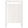 Banco de recibidor madera maciza de pino blanco 110x40x60 cm