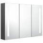 Mueble de baño con espejo LED 89x14x62 cm